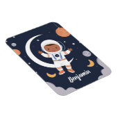 Astronaut Boy Outer Space Gepersonaliseerde Kinder Magneet (Rechterzijde)