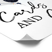 Astronaut Boy Sign. kaarten en Gifts Space Party Poster (Hoek)