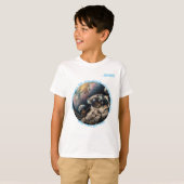 Astronaut Boy's T-shirt (Voorkant volledig)