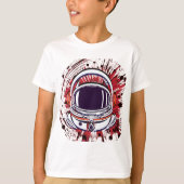 Astronaut Boys T-Shirt – Space Explorer Tee (Voorkant)