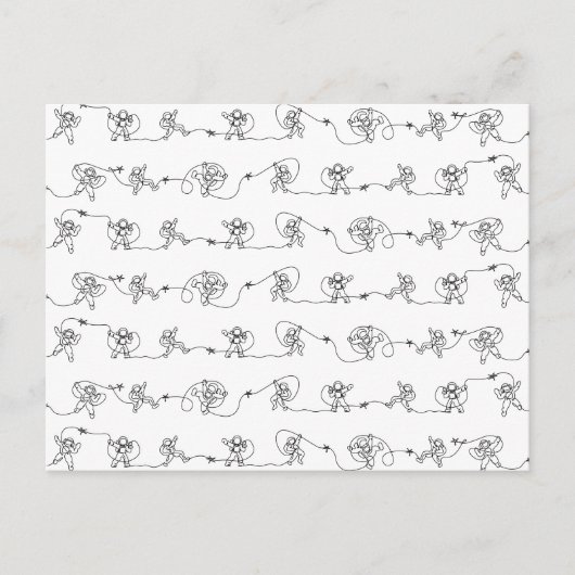 Astronaut Briefkaart (Voorkant)