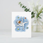 Astronaut Briefkaart (Staand voorkant)