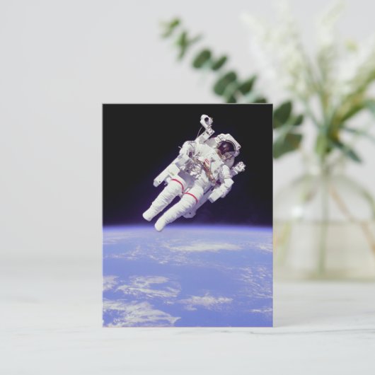 Astronaut Briefkaart (Staand voorkant)