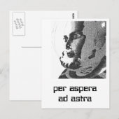 astronaut briefkaart (Voorkant / Achterkant)