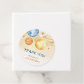 Astronaut Buitenruimte Dag Dank u Bedankjes Labels (In situ)