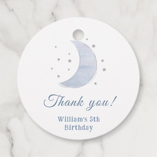 Astronaut Buitenruimte Dag Dank u Bedankjes Labels (Achterkant)