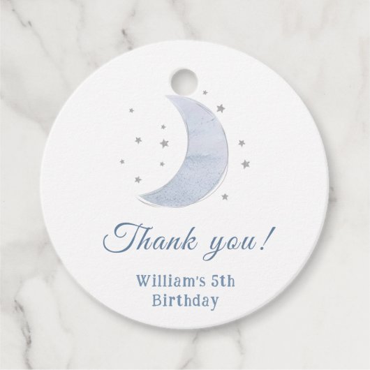 Astronaut Buitenruimte Dag Dank u Bedankjes Labels (Voorkant)