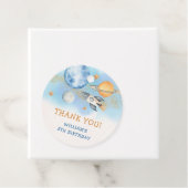 Astronaut Buitenruimte Dag Dank u Bedankjes Labels (In situ)