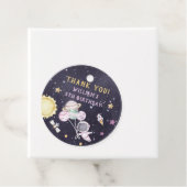 Astronaut Buitenruimte Dag Dank u Bedankjes Labels (In situ)