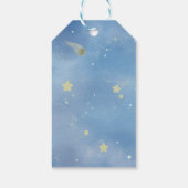 Astronaut Buitenruimte Planets Birthday Gift Label Cadeaulabel (Achterkant)