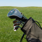 Astronaut Buitenruimte Raket Naam Golfheadcover (Insitu)