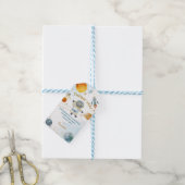 Astronaut Buitenruimte Verjaardag Bedankt Cadeaulabel (Met Touw)