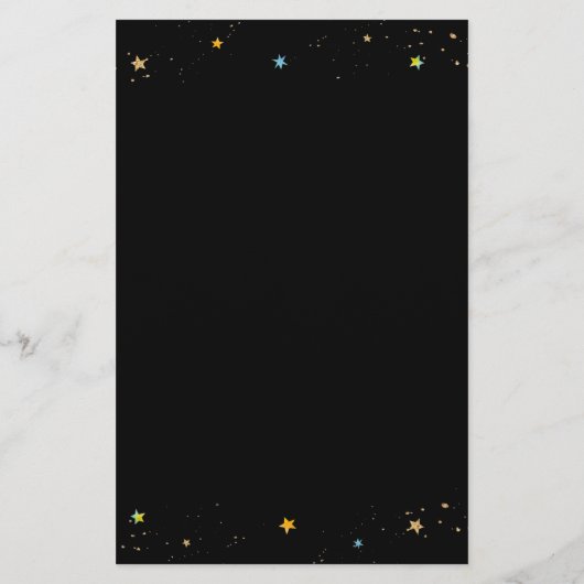 Astronaut buitenruimte Wat zit er in je paarse spe (Achterkant)