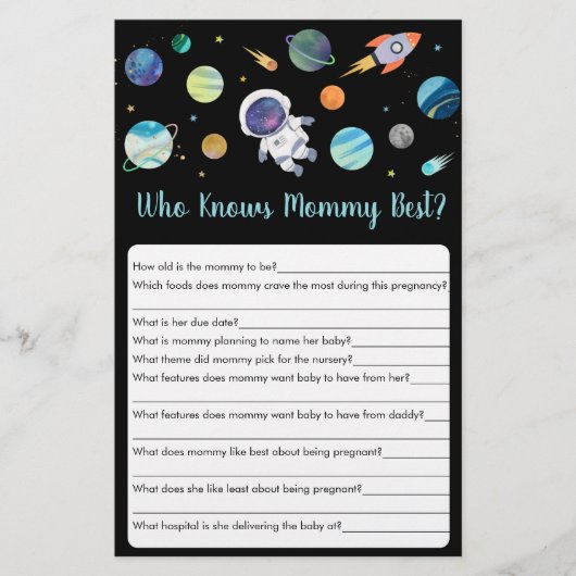 Astronaut Buitenruimte Wie Kent Mammie Het Best Sp (Voorkant)