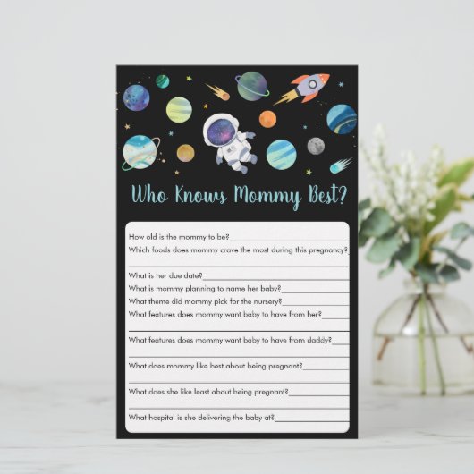 Astronaut Buitenruimte Wie Kent Mammie Het Best Sp (Staand voorkant)