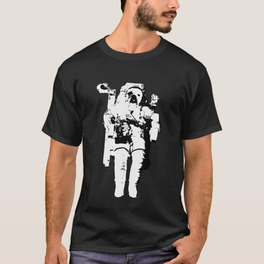 Astronaut Bulldog T-shirt (Voorkant)