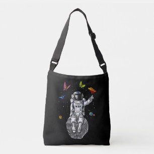 Astronaut Butterflies Crossbody Tas