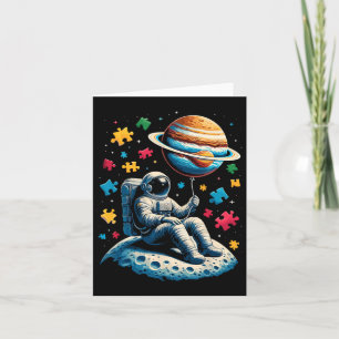 Astronaut Bylloon Autism Awareness Space Kaart