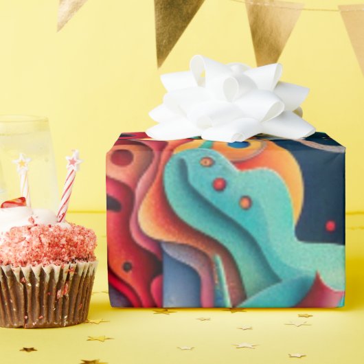 Astronaut Cadeaupapier (Verjaardagsfeest)