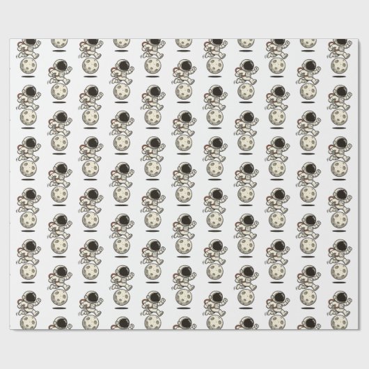 Astronaut Cadeaupapier (Vlak)