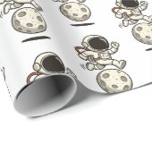 Astronaut Cadeaupapier (Rol Hoek)