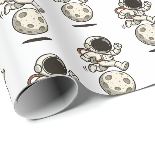 Astronaut Cadeaupapier (Rol Hoek)