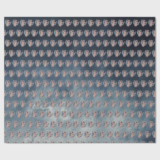 Astronaut Cadeaupapier (Vlak)