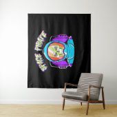 Astronaut Cadeaus Voor Volwassenen - Ruimtepiraat Wandkleed (In situ)