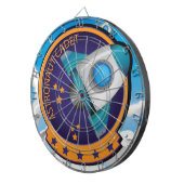 Astronaut Cadet Badge Dartbord (Voorkant Rechts)