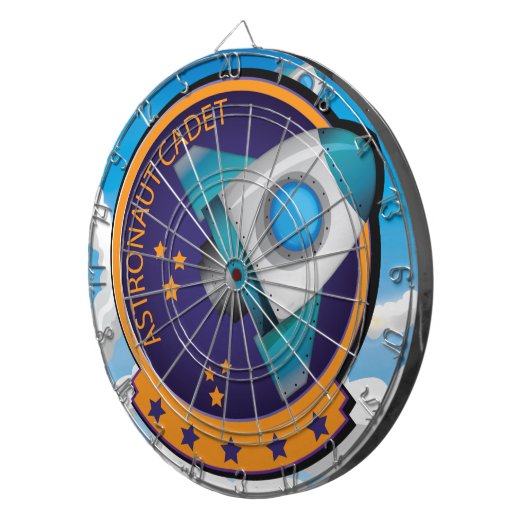 Astronaut Cadet Badge Dartbord (Voorkant Rechts)