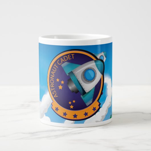 Astronaut Cadet Badge Grote Koffiekop (Voorkant)