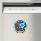 Astronaut Cadet Badge Magneet (Insitu (Vaatwasser))