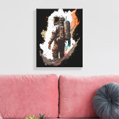 astronaut canvas afdruk (Insitu (Woonkamer))