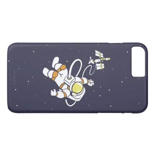 Astronaut Case-Mate iPhone Case (Achterkant (Horizontaal))