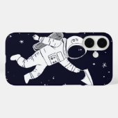 "astronaut" Case-Mate iPhone case (Achterkant (horizontaal))