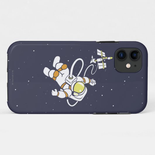 Astronaut Case-Mate iPhone Case (Achterkant (horizontaal))