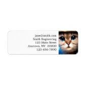 Astronaut Cat Etiket (Voorkant)