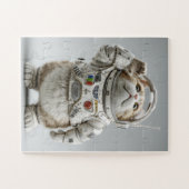 Astronaut Cat Explorer - Schattigee ruimtepuzzel Legpuzzel (Horizontaal)