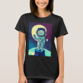 ASTRONAUT CAT FUNNY T-SHIRTS (Voorkant)