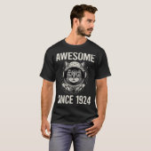 Astronaut Cat - Geweldige sinds 1924 T-shirt (Voorkant volledig)