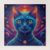 Astronaut Cat Legpuzzel (Verticaal)