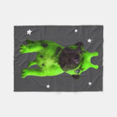 Astronaut Cat Ramen Japanese Graphic Tees Men Wome Fleece Deken (Voorkant (Horizontaal))