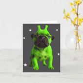 Astronaut Cat Ramen Japanese Graphic Tees Men Wome Kaart (Gele Bloem)