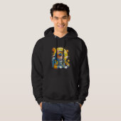 Astronaut Cat Space Cat Spaceman Hoodie (Voorkant volledig)