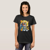 Astronaut Cat Space Cat Spaceman T-shirt (Voorkant volledig)