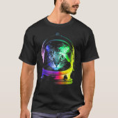 Astronaut Cat Space Cat voor mannen Kinder T-shirt (Voorkant)