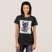 Astronaut Cat T-shirt (Voorkant volledig)