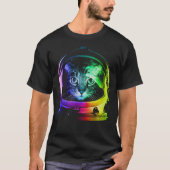 Astronaut cat t-shirt (Voorkant)