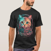 Astronaut Cat T-shirt (Voorkant)