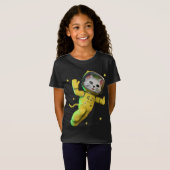 Astronaut Cat T-shirt (Voorkant volledig)